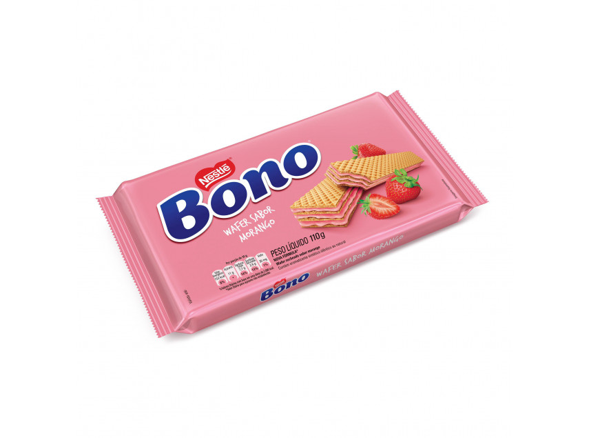 Biscoito BONO Wafer Morango 110g