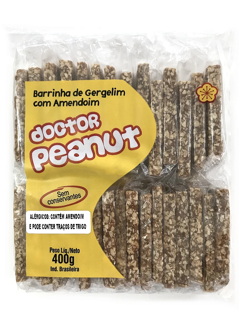 Dr Peanut Barrinha Gergelim com Amendoim 400g