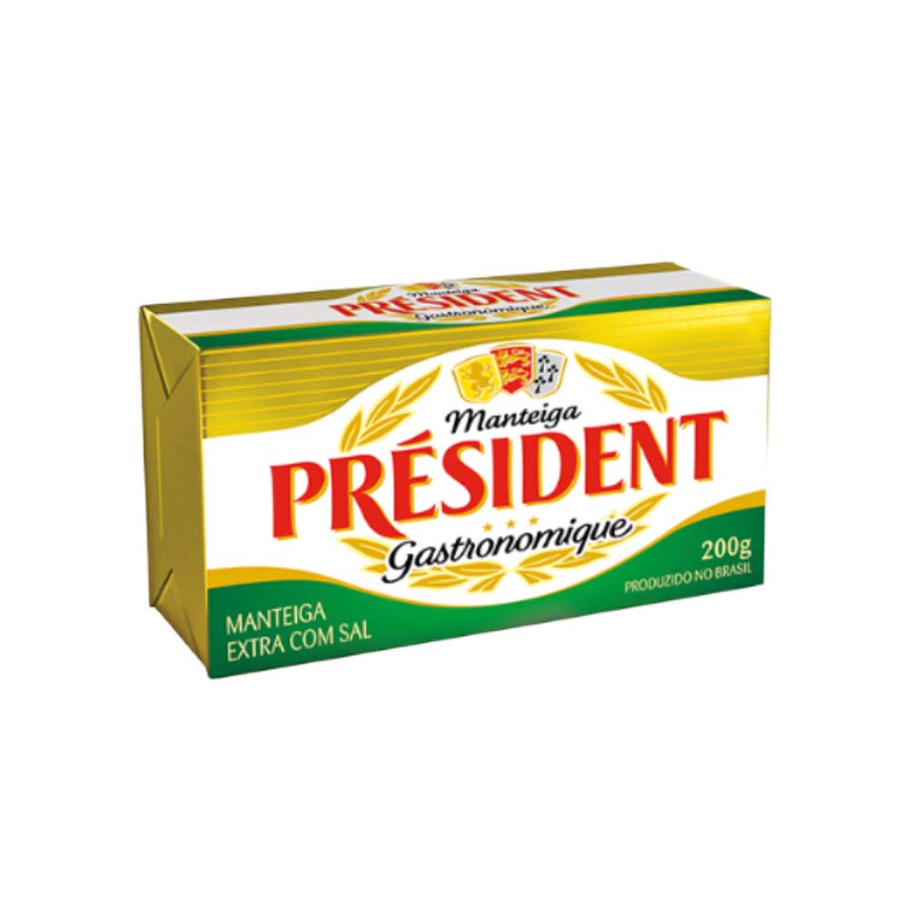 Manteiga President com Sal 200g