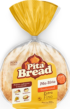 Pita Bread Wickbold Pão Sirio Extra Fino 320g