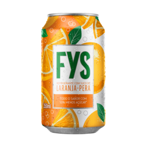 Refrigerante FYS Laranja e Pera 350ml