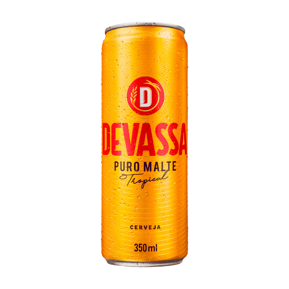 Cerveja Devassa Lager Lata 350ml