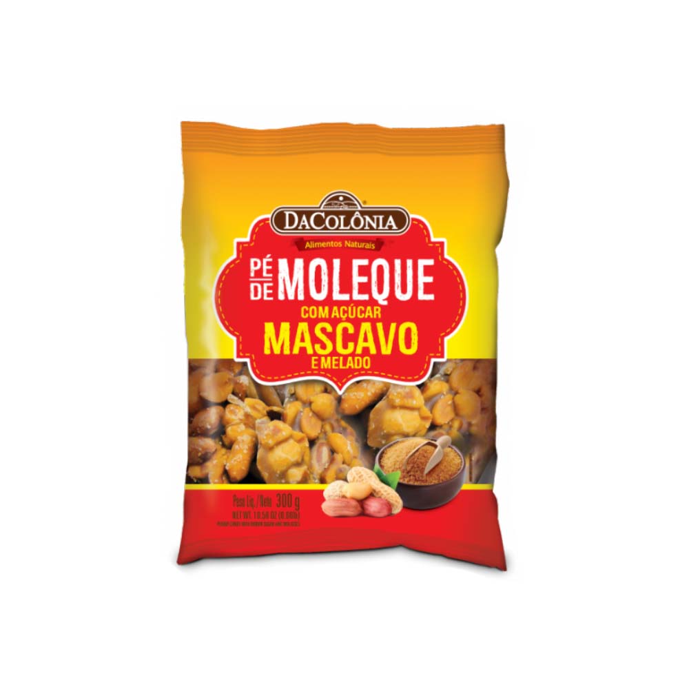 Pe de Moleque com Acucar Mascavo 300g