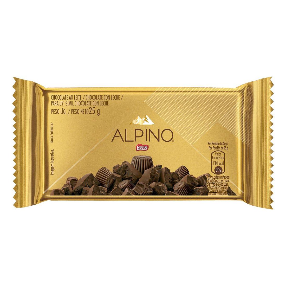 Chocolate Alpino Extra Cremoso 25g