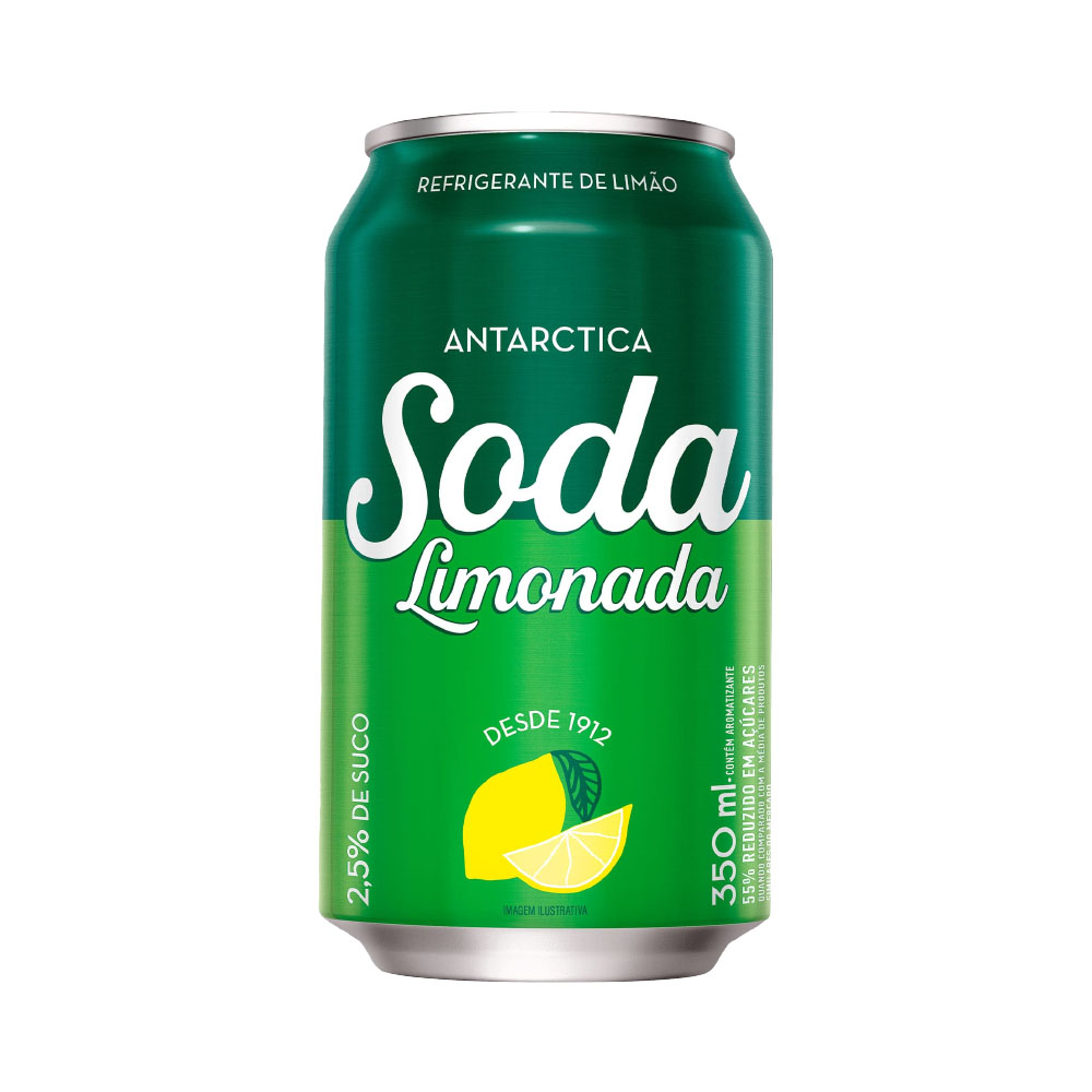 Soda Limonada Antartica Lata 350ml