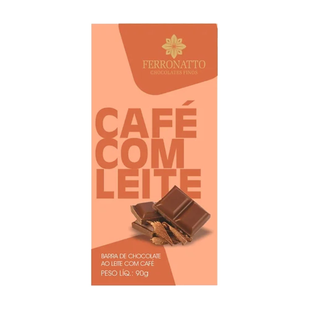 Chocolate ao Leite com Cafe 90g Ferronatto
