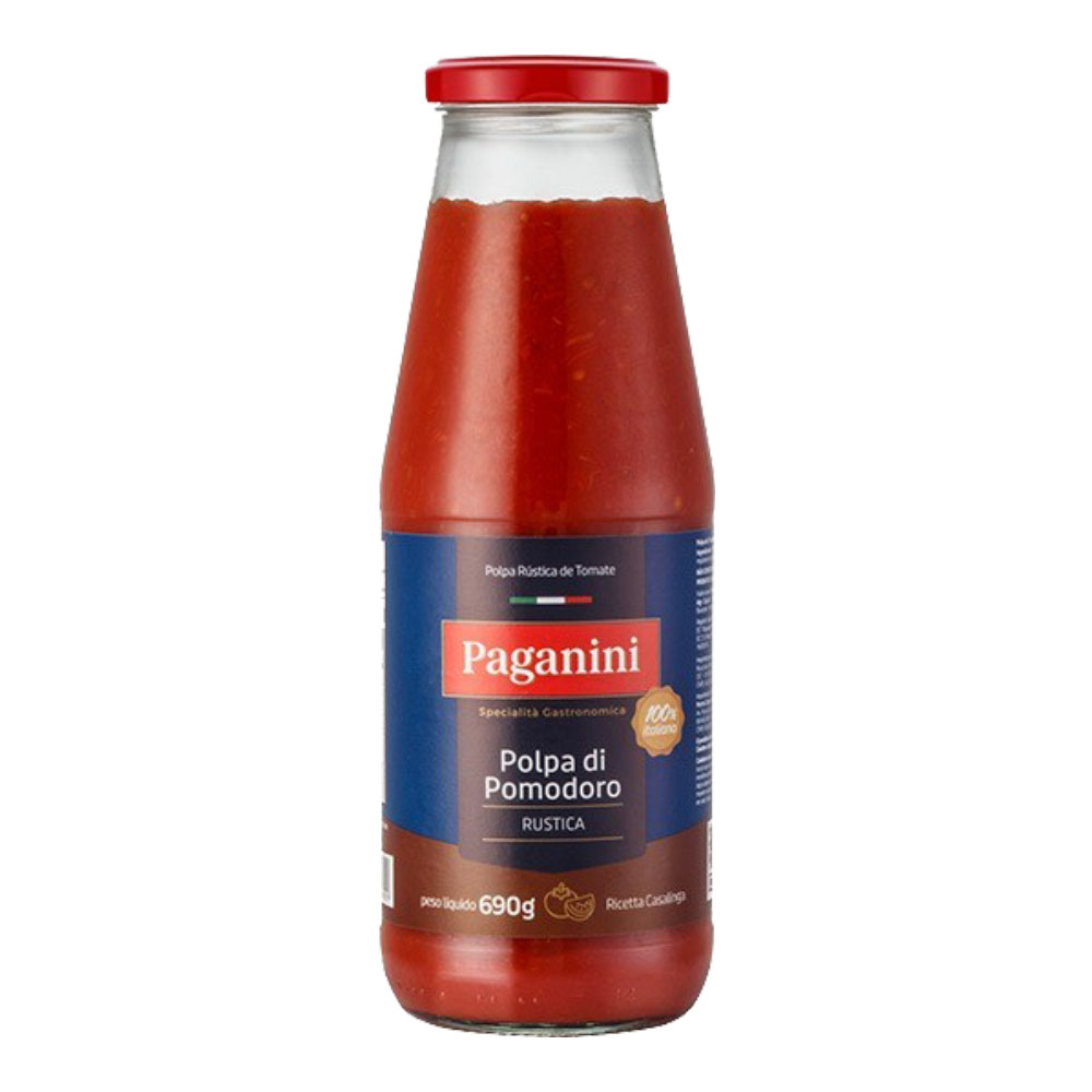 Passata ou Polpa de Tomate Rustica Paganini 690g