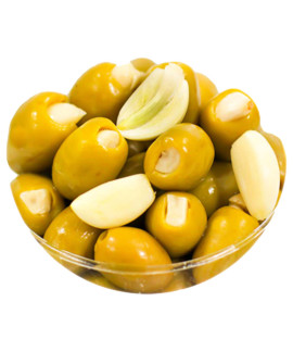 Azeitona Verde Recheada com Alho