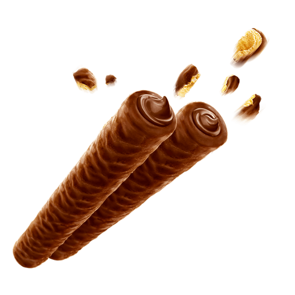 Biscoito Tubetes Premium Coberto Com Chocolate
