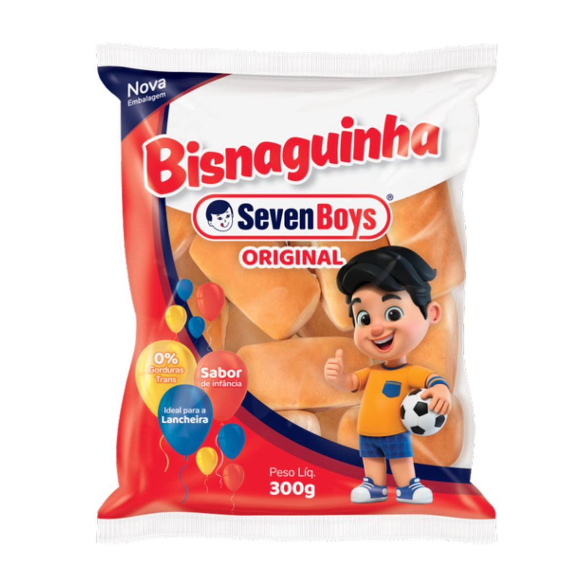 Pao Bisnaguinha Seven Boys Original 300g