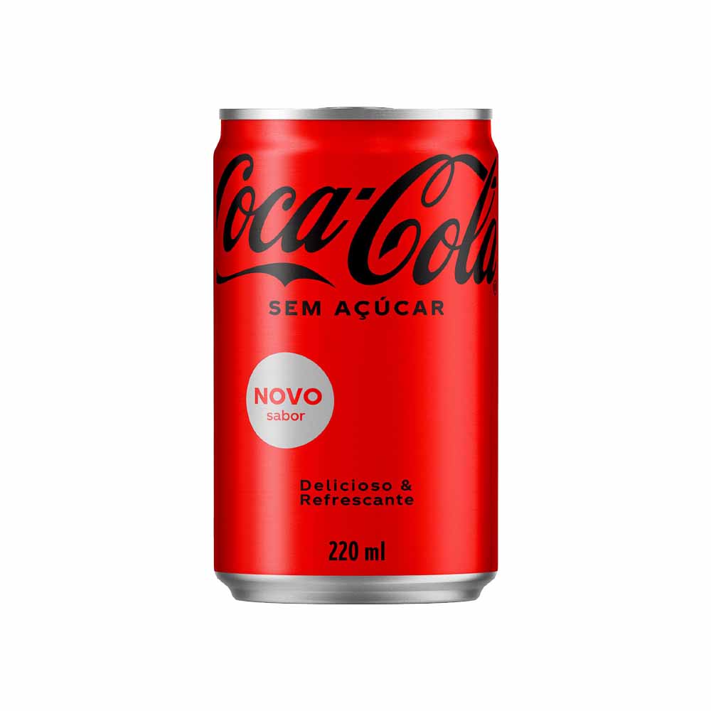 Coca Cola Zero Acucar Lata 220ml