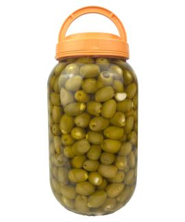 Azeitona Verde Recheada com Alho em Óleo 2,6kg Drenado