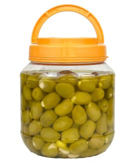 Azeitona Verde Recheada com Alho em Óleo 1,2kg Drenado