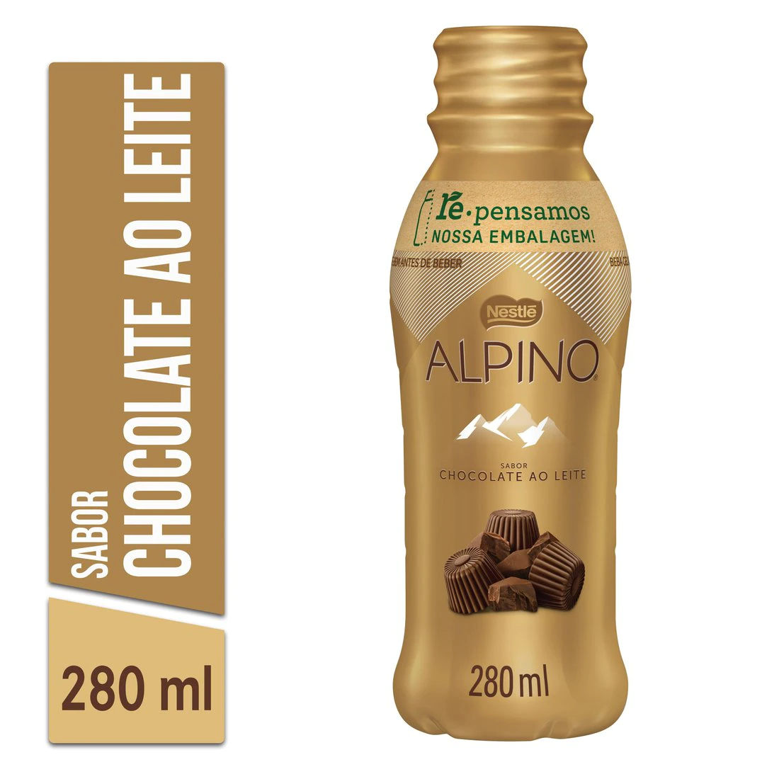 Bebida Lactea Alpino Garrafa Plas 280ml