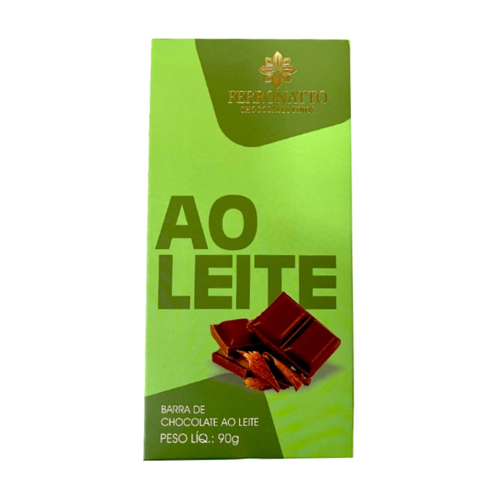 Barra de Chocolate ao Leite Ferronatto 90g