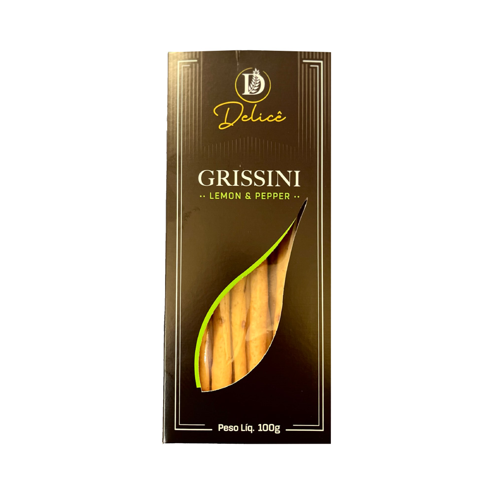 Grissini de Lemon Pepper Delice 100g