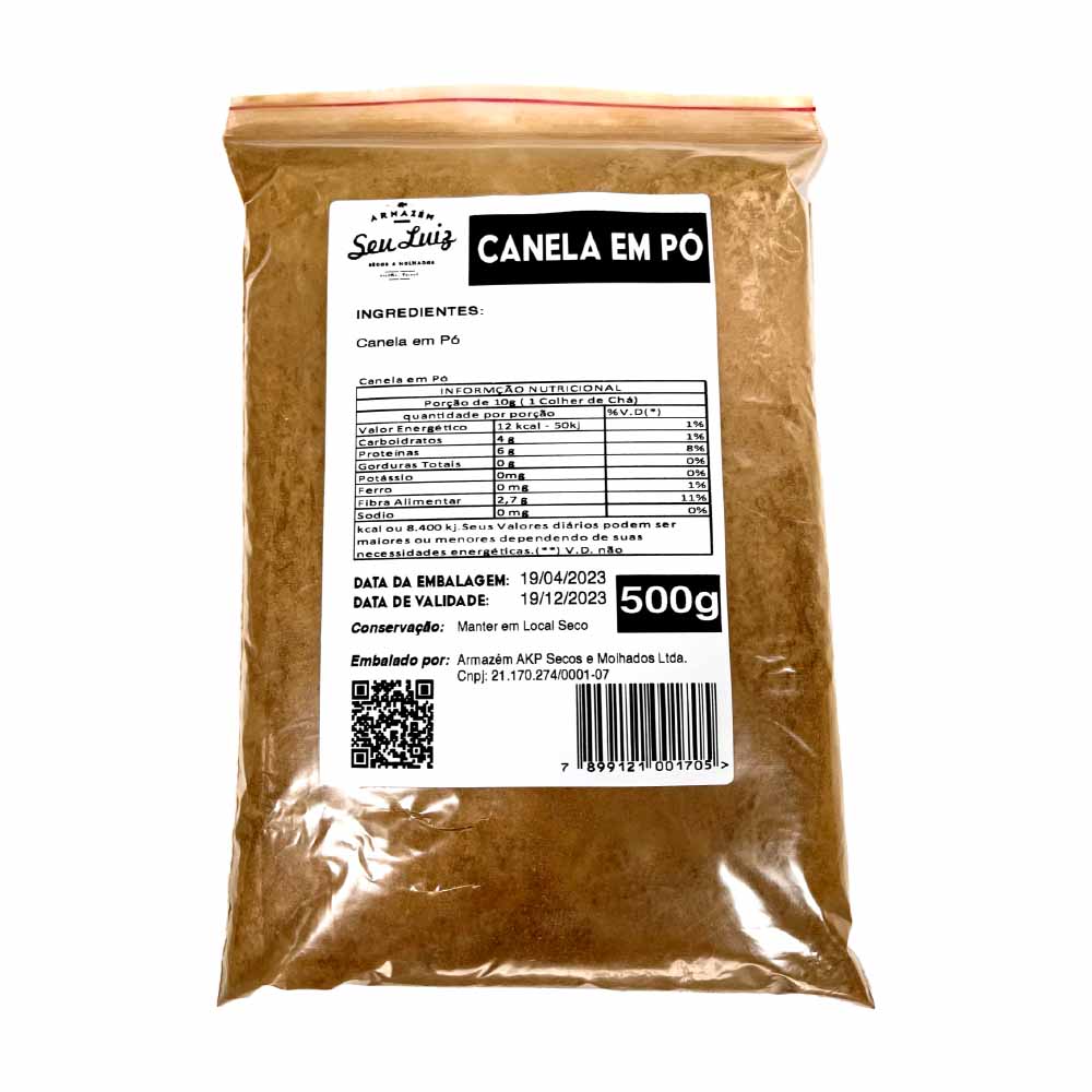 Canela em Po - Armazém Seu Luiz 500g