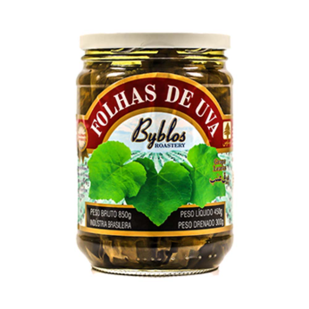 Folha de Uva de Parreira em Conserva  Byblos 450g