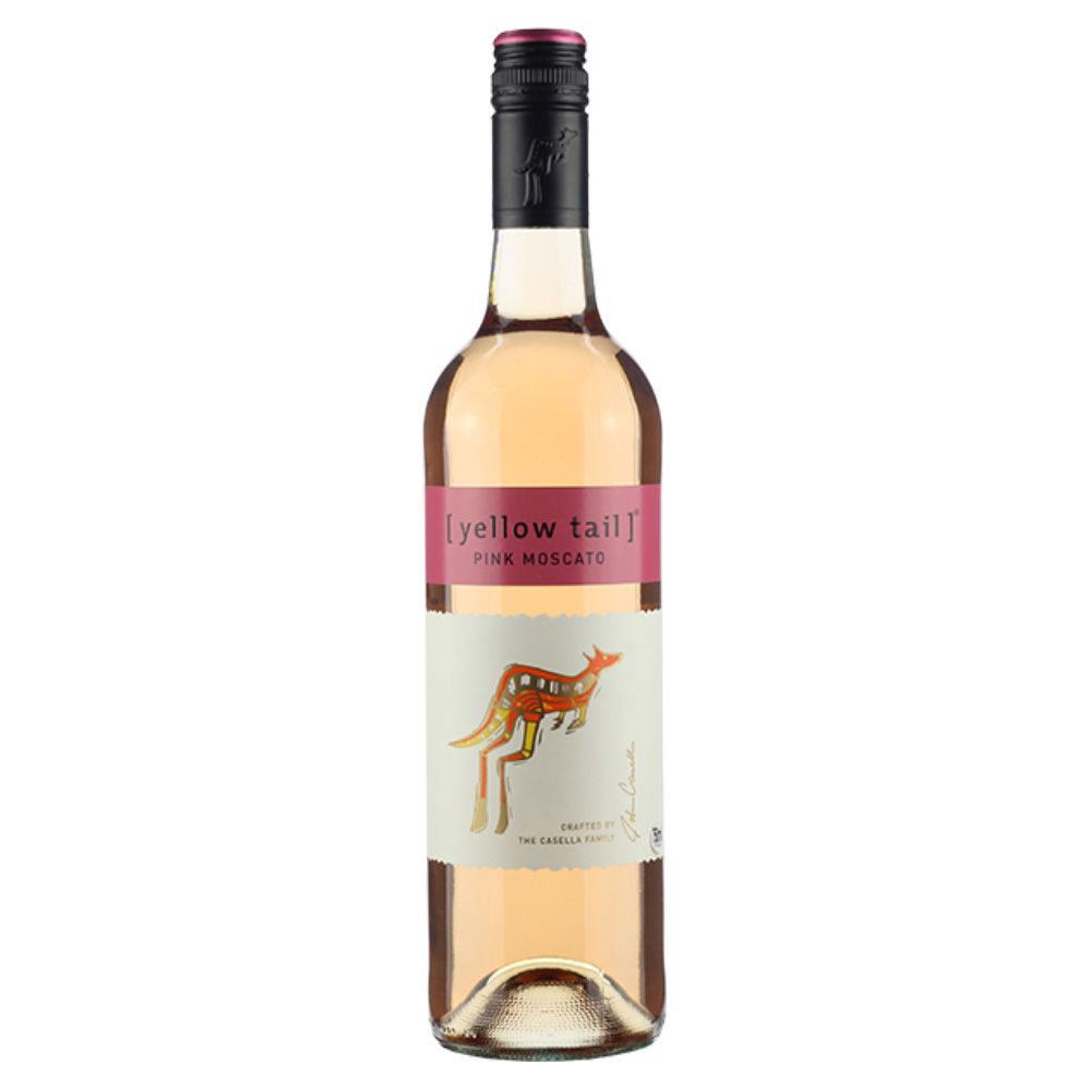 Vinho Australiano Yellow Tail Pink Moscato Rose 750ml