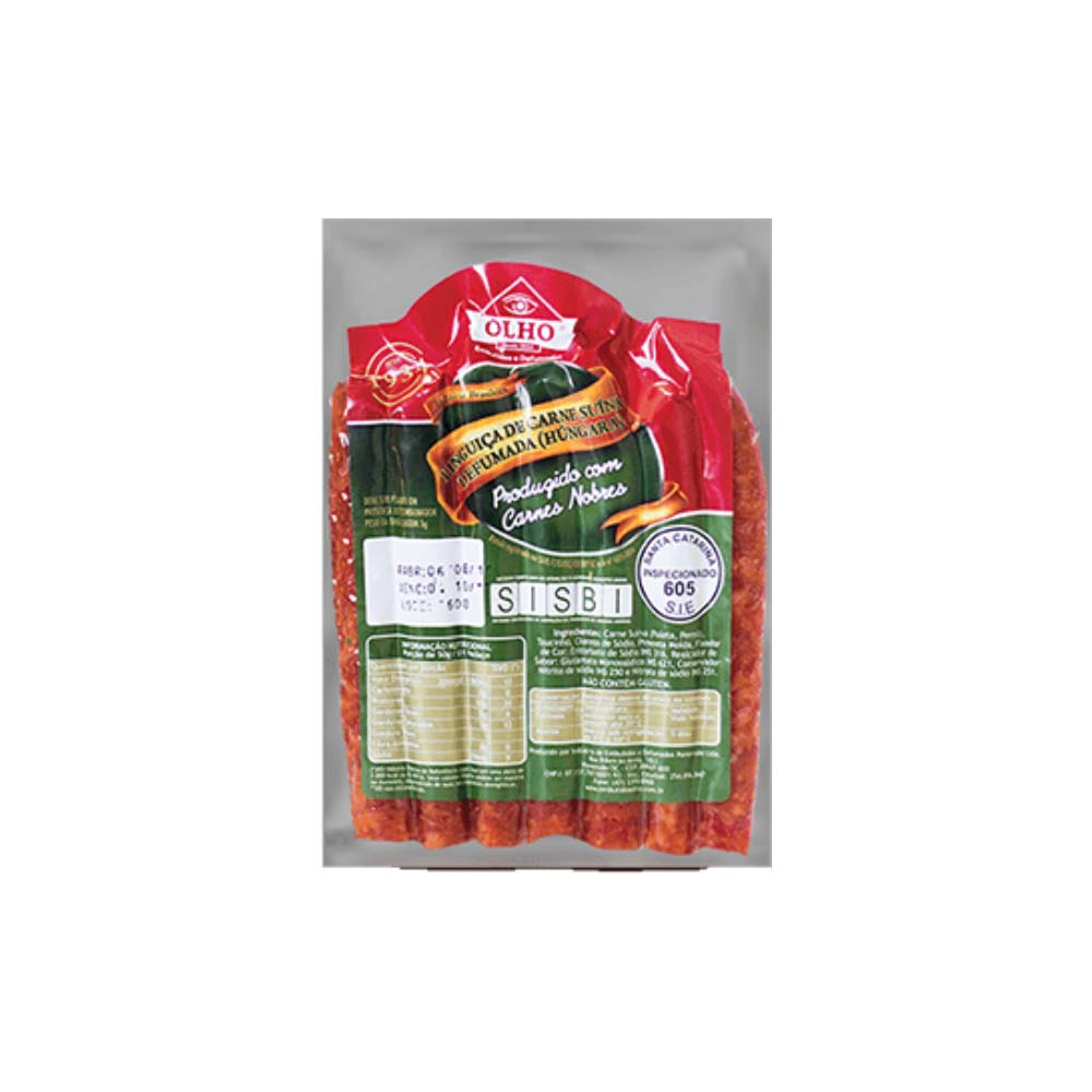 Linguica Hungara Olho a Vacuo 100g