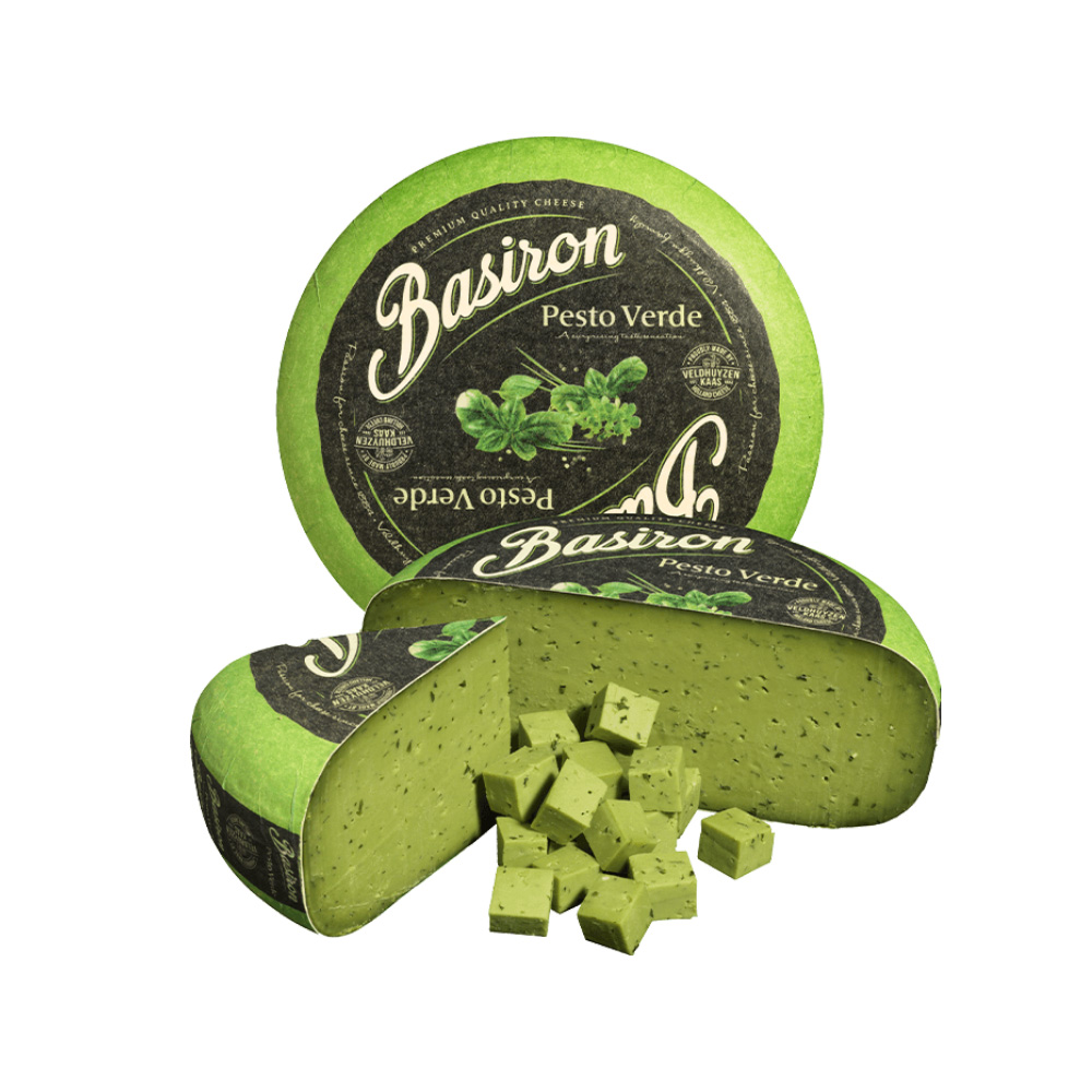 Queijo Gouda Basiron ao Pesto Verde