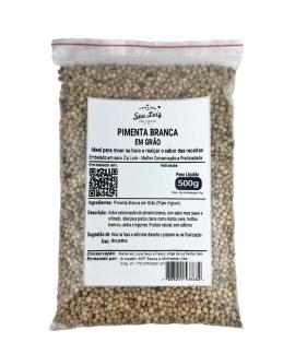 Pimenta Branca em Grão 500g – Armazém Seu Luiz