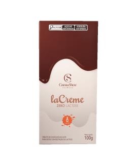 Tablete LaCreme Chocolate Leite Zero Lactose 100g Cacau Show