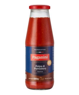 Polpa de Tomate Rústica Paganini 690g Sabor Caseiro