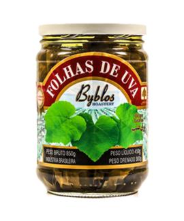 Folha de Uva em Conserva Byblos 450g | Armazém Seu Luiz