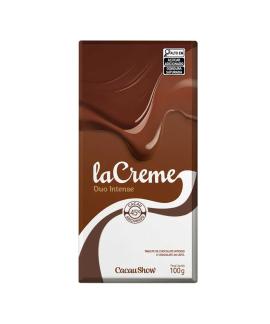 Tablete LaCreme Chocolate ao Leite e Intenso 100g Cacau Show