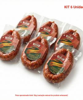 KIT Linguiça Blumenau Defumada 2kg (6 Unidades) – Olho