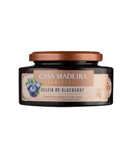 Geleia Casa Madeira Tradicional Blueberry Mirtilo 240g