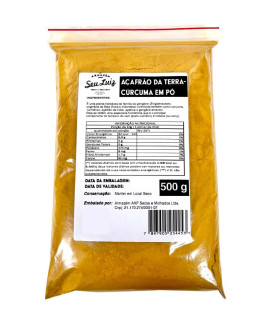 Açafrão-da-terra Cúrcuma em Pó 100% Premium Natural 500g