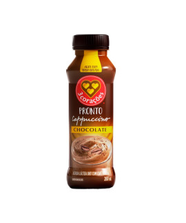 Cappuccino Chocolate Pronto para Beber 3 Corações 260ml