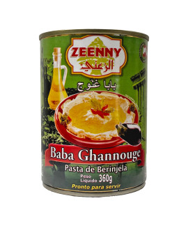 Baba Gannouge Zeenny 360g Pasta de Berinjela Árabe