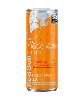 Energetico Red Bull Summer Morango e Pessego 250ml